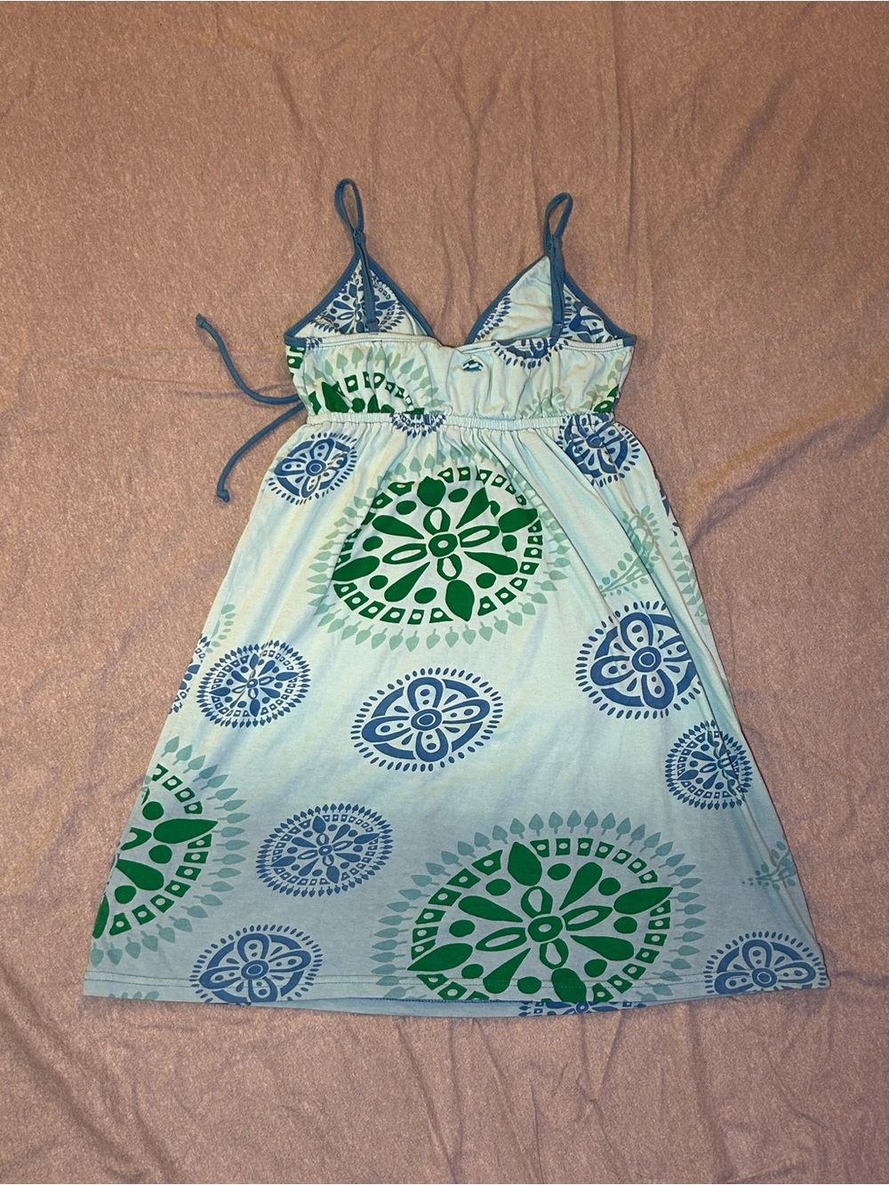 Billabong Y2K Mandala Boho Geometric Sun Dress Size M - Picture 12 of 14